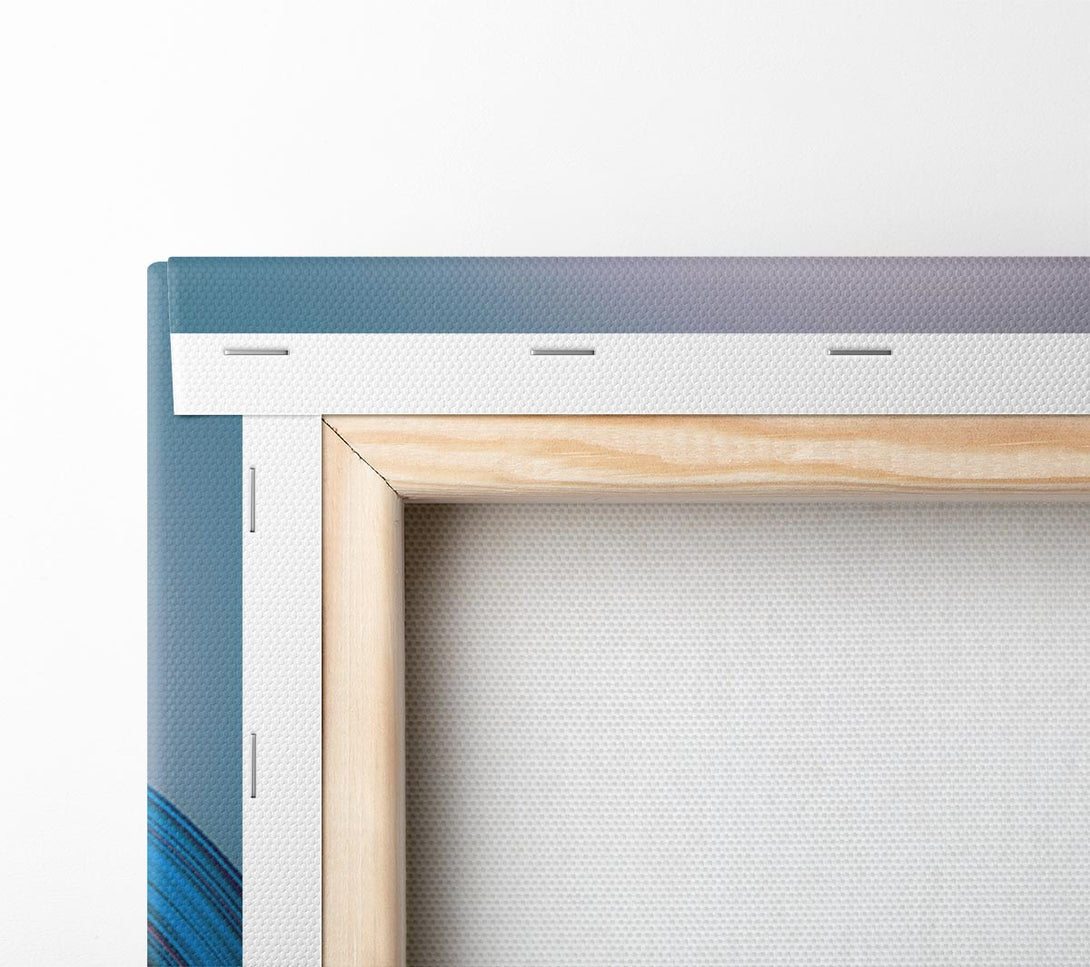  A Canvas Print of Ribbon of colour and light Canvas Print