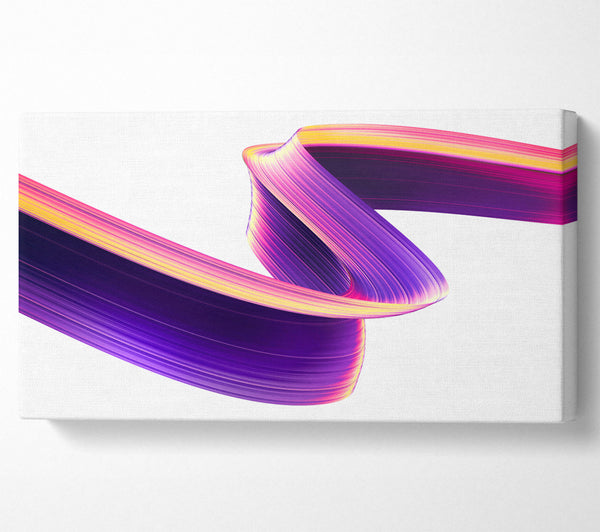 Purple Ribbon swirl