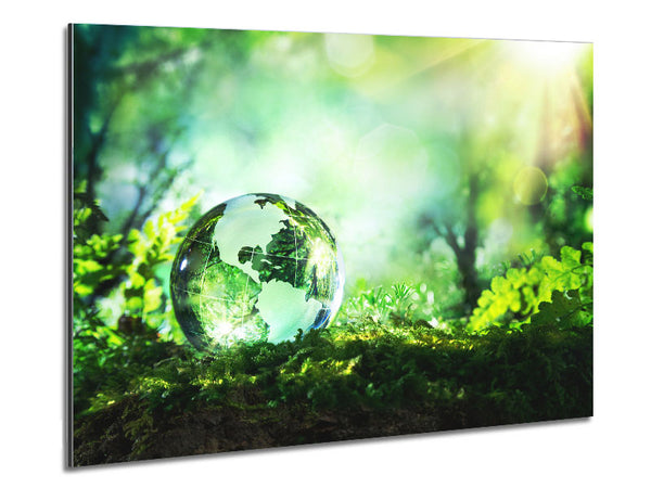 Droplet of the earth Metal Print