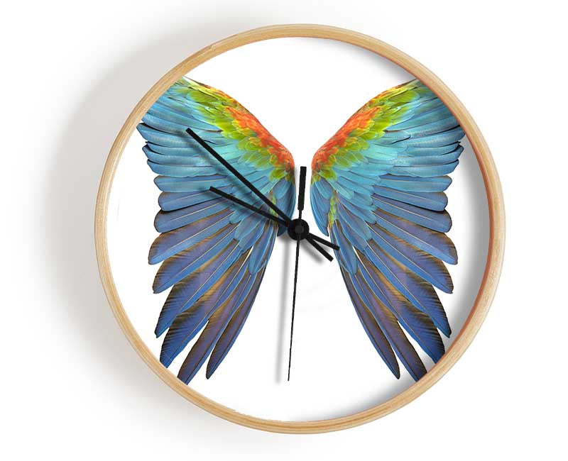 Parrot Vibrant wings Clock - Wallart-Direct UK