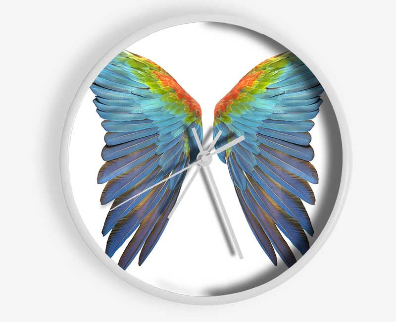 Parrot Vibrant wings Clock - Wallart-Direct UK