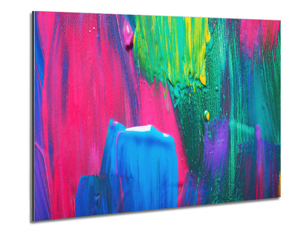 Bold paint strokes Metal Print