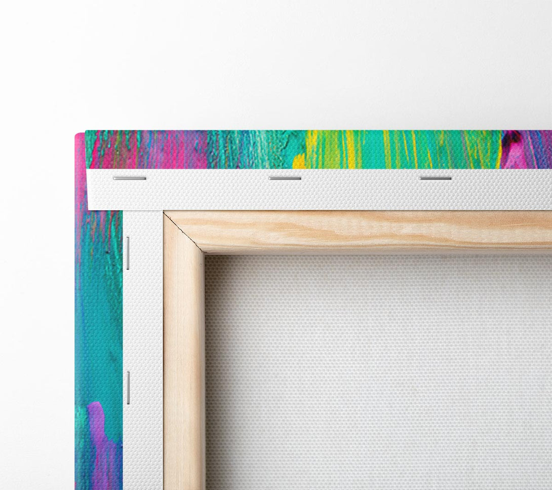  A Canvas Print of Bold paint strokes Canvas Wall Art
