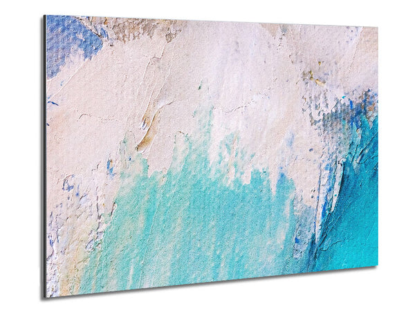 Plastered Colour wall Metal Print