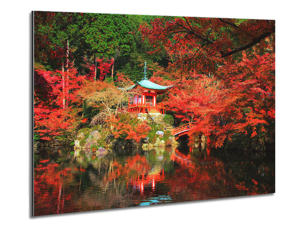 Oriental River in the woods Metal Print