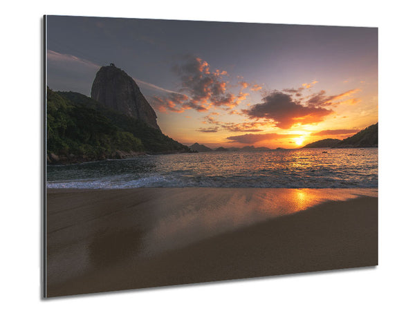 Spectaclar view at the beach Metal Print