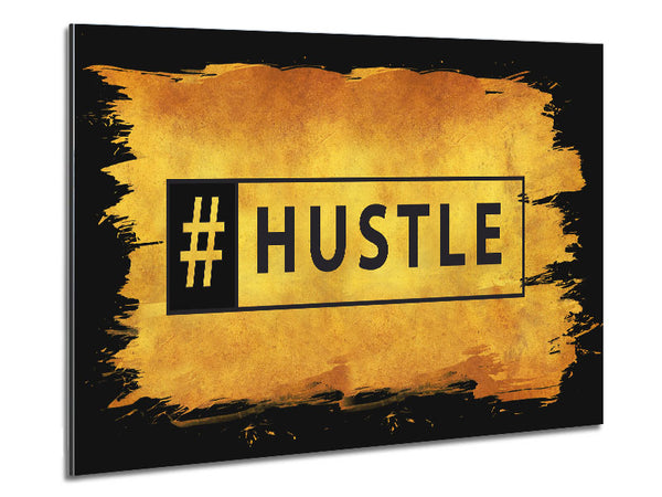 Hashtag Hustle Metal Print