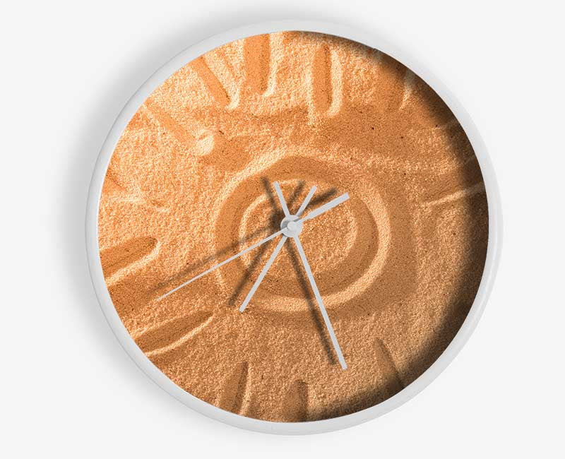 Sunset in the sand Clock - Wallart-Direct UK
