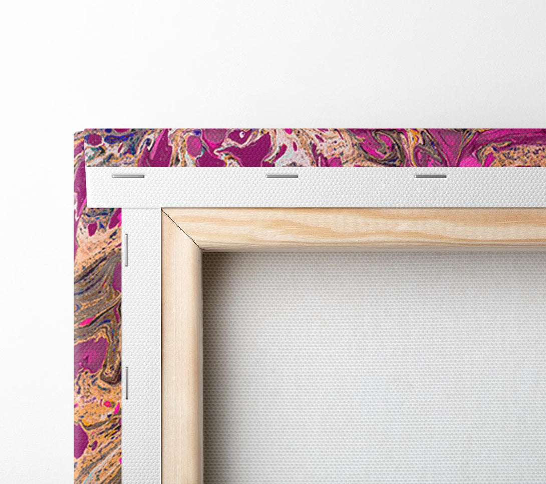  A Canvas Print of Oily Paint flows Canvas Wall Art
