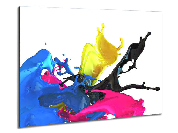 Funky colour splash Metal Print