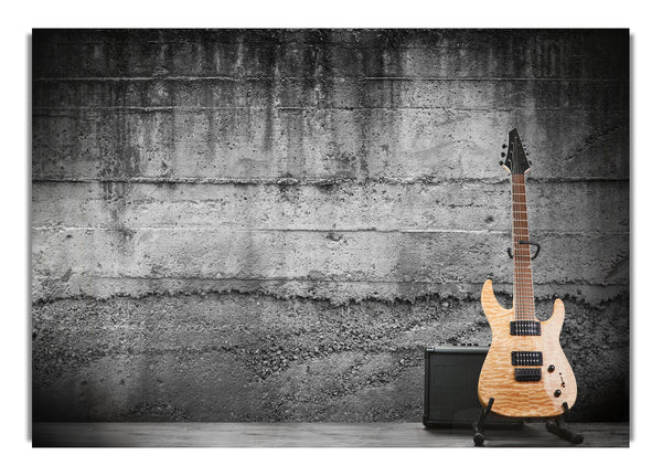 Metal guitar grunge