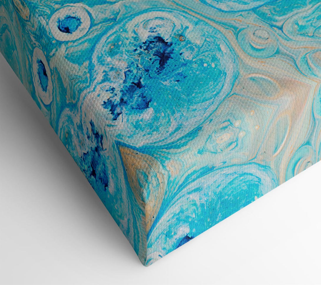  A Canvas Print of Bath bomb of colour Canvas Wall Art