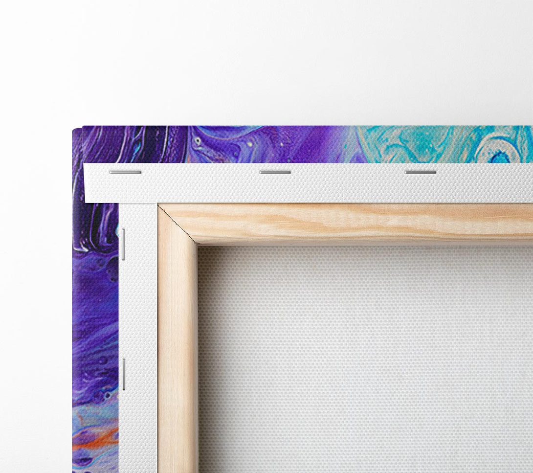  A Canvas Print of Bath bomb of colour Canvas Wall Art