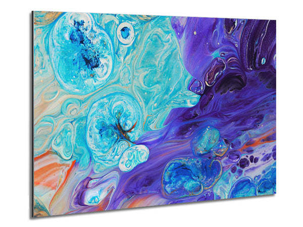 Bath bomb of colour Metal Print