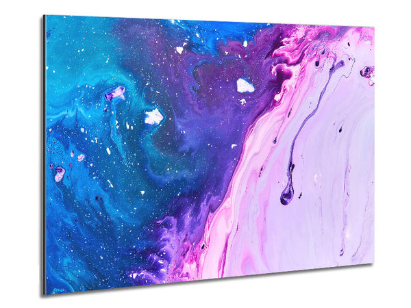 Colours mixing together Metal Print