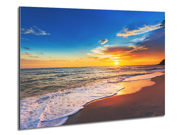 Beach on the south east coast Metal Print