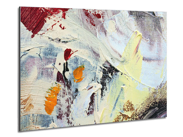 Thick paint applied Metal Print