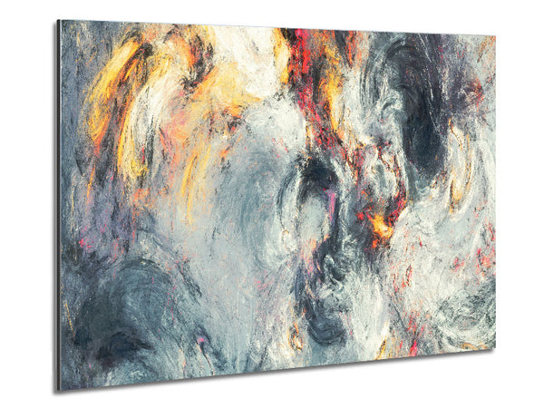 Ash and fire pastels Metal Print
