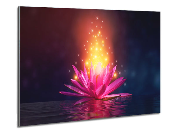 Magical Lillie emitting spores Metal Print