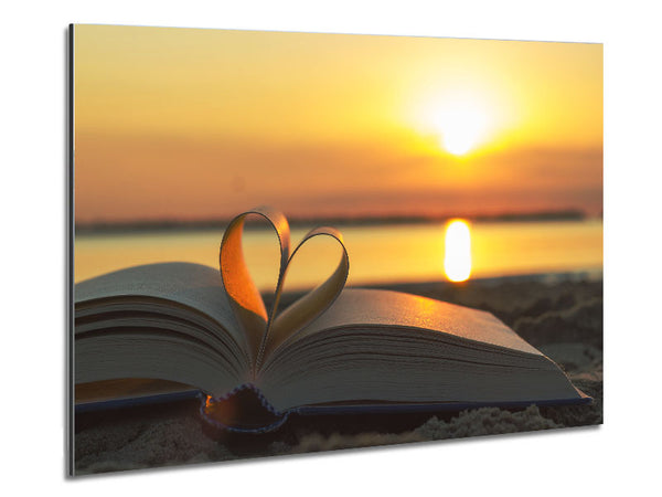 Love book Metal Print