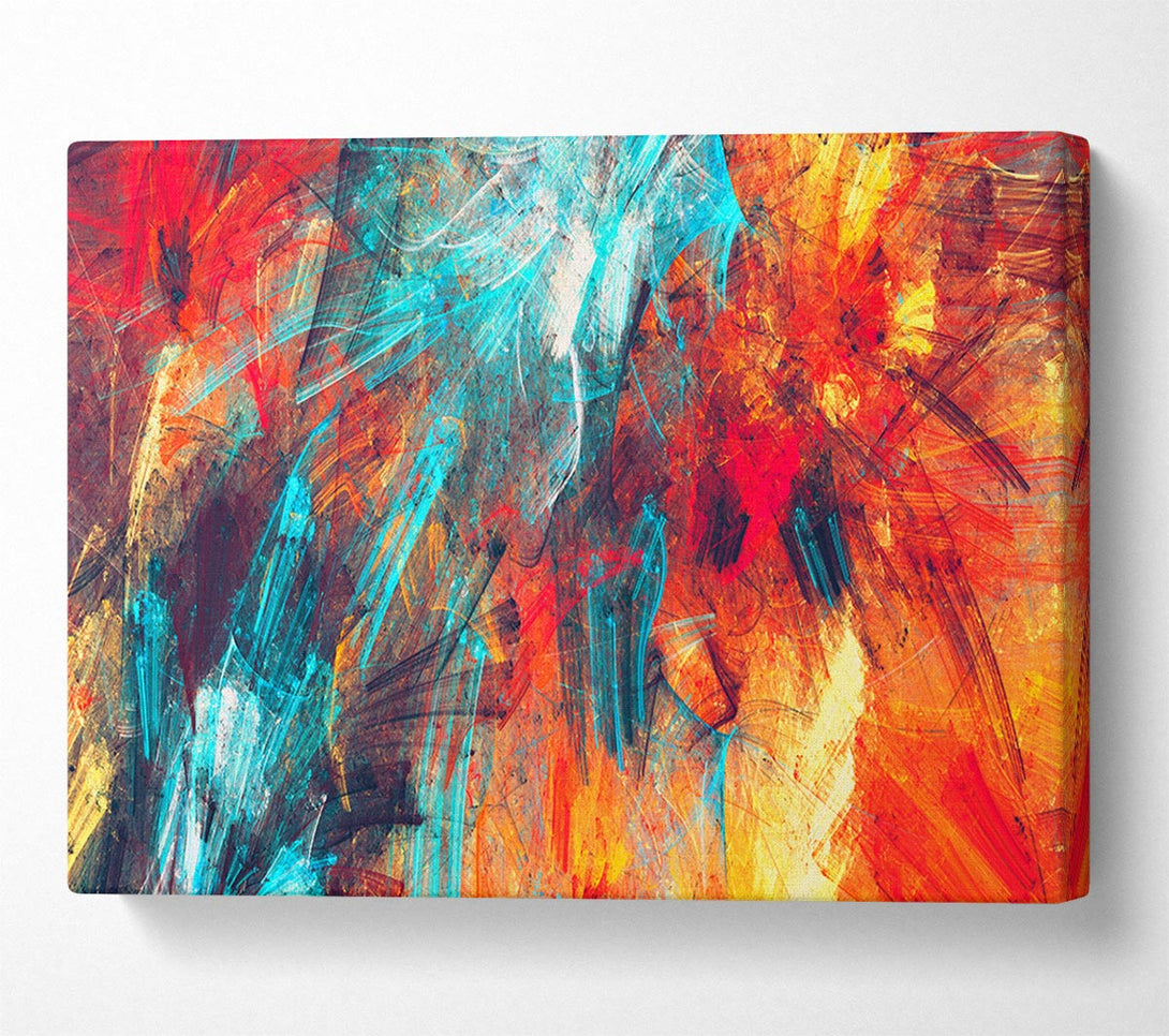  A Canvas Print of The gates of hell mess Canvas Art