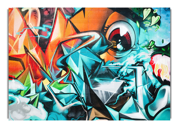 Awesome Graffiti art in space