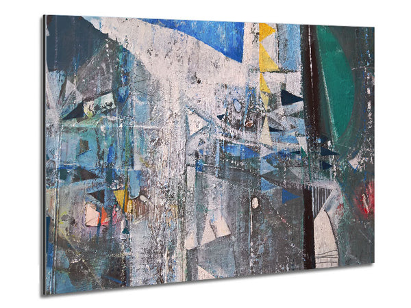 trianges washed over Metal Print