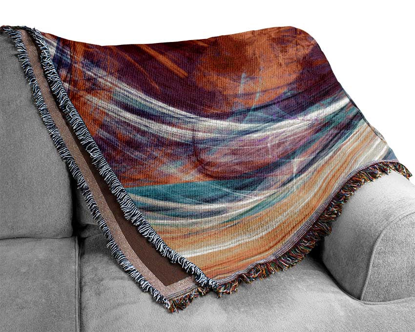 Opening up the heavens in colour Woven Blanket