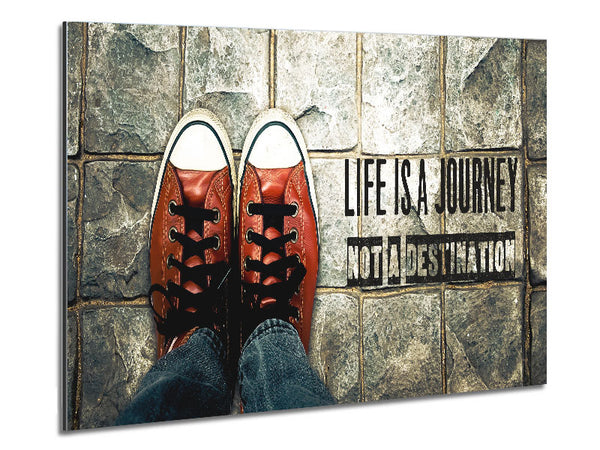 life is a journey not a destination Metal Print