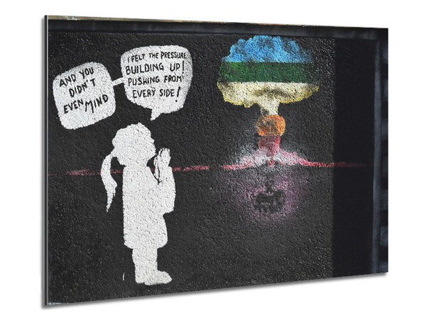Thoughts of a graffiti artist Metal Print