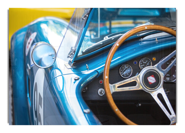 Inside perspective sports car