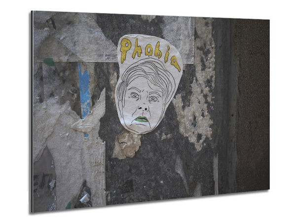 Phobia of street art Metal Print
