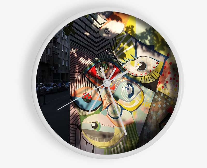 Eyes are always watching Clock - Wallart-Direct UK