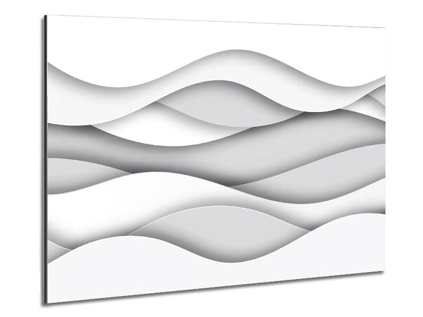 Horizontal lines of curviture Metal Print