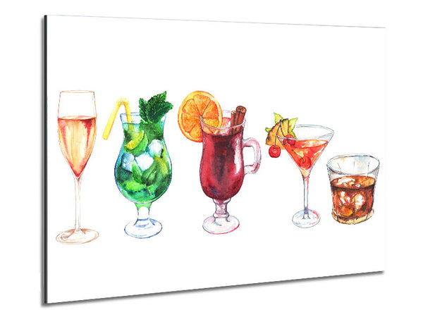 Cocktails Of Summer Metal Print