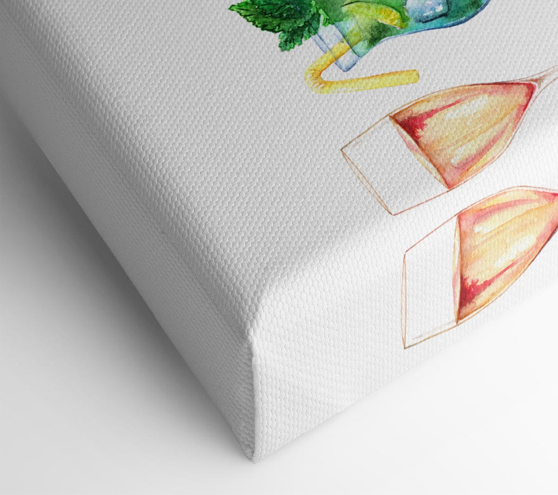  A Canvas Print of Cocktails Of Summer Canvas Wall Art