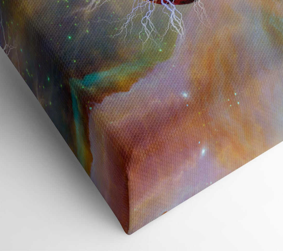  A Canvas Print of Brain Electricity Canvas Print