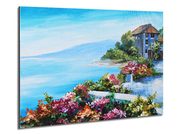 Mediterranean Sunshine Home Metal Print