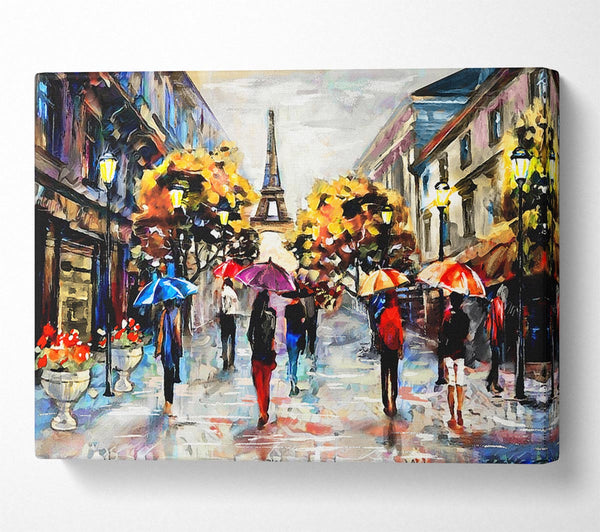  A Canvas Print of Paris In The Morning Canvas Art