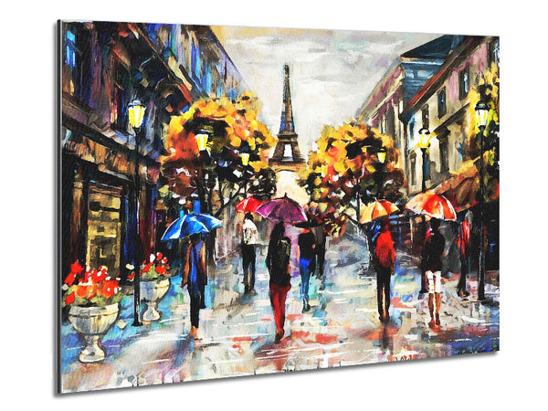 Paris In The Morning Metal Print
