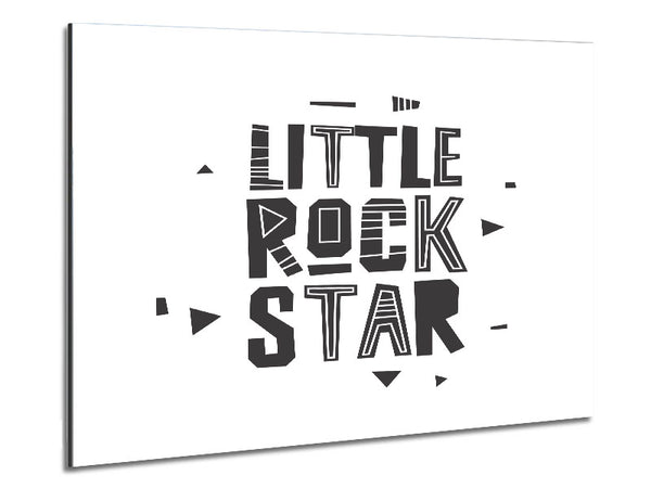 Little Rock Star Metal Print