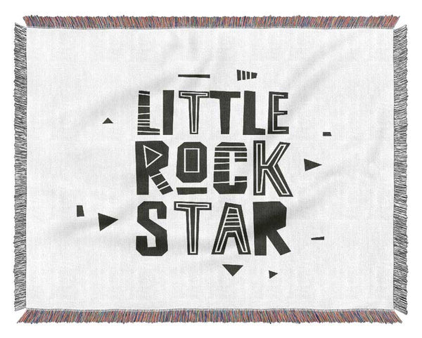 Little Rock Star Woven Blanket