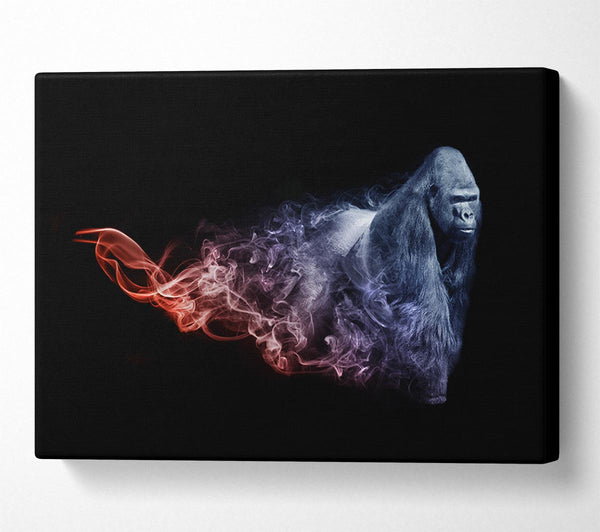  A Canvas Print of Smokey Gorilla Canvas Art