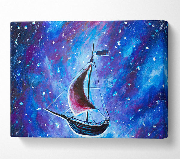  A Canvas Print of The Ship In Space Canvas Art
