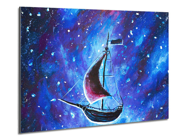 The Ship In Space Metal Print