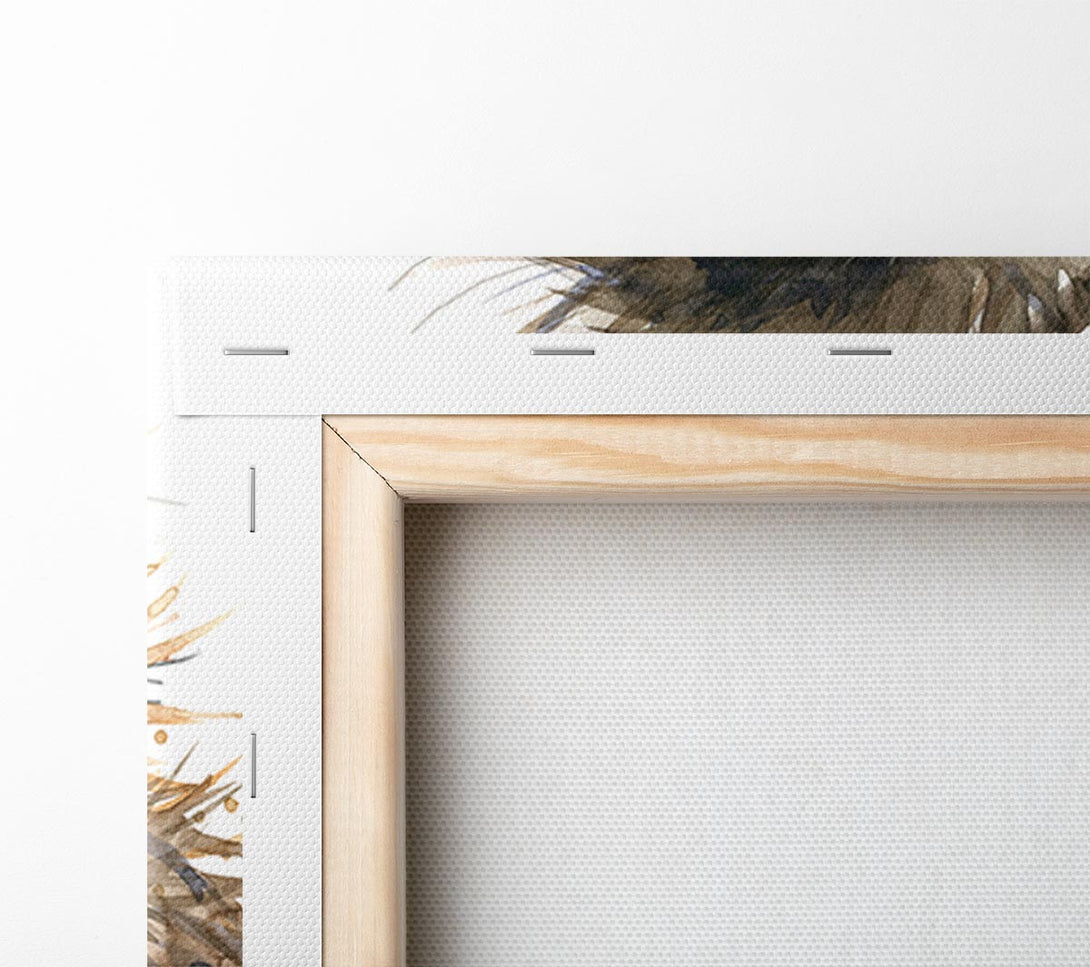  A Canvas Print of Water Colour Sloth Canvas Wall Art