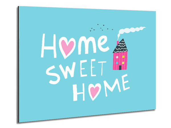 Home Sweet Home Cosy Metal Print