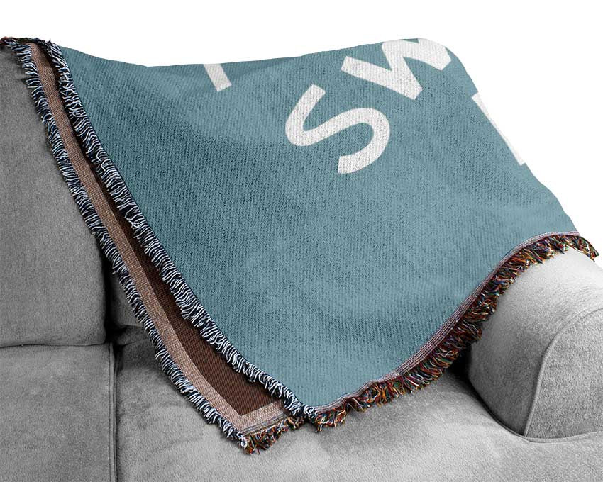 Home Sweet Home Cosy Woven Blanket