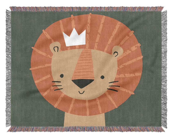 Little Lion Woven Blanket