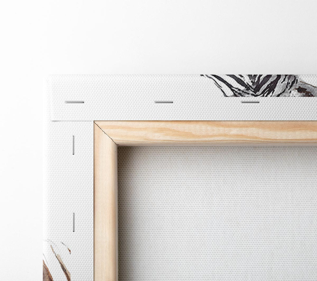  A Canvas Print of Zebta Splatter Canvas Art